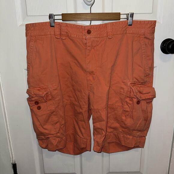 Polo by Ralph Lauren Other - VTG Polo Ralph Lauren Men’s Cotton‎ Cargo Shorts Orange Size 42T Tall